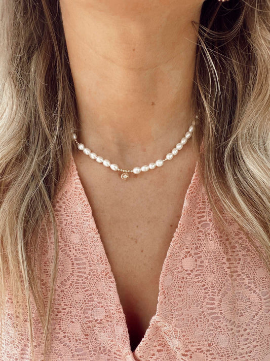 Pearl Beaded Star Medallion